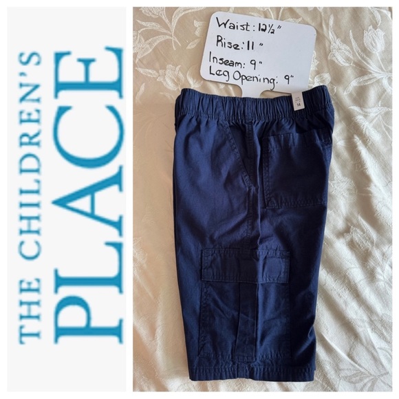 The Children's Place Boys Uniform Pull On Cargo Shorts - Picture 1 of 9